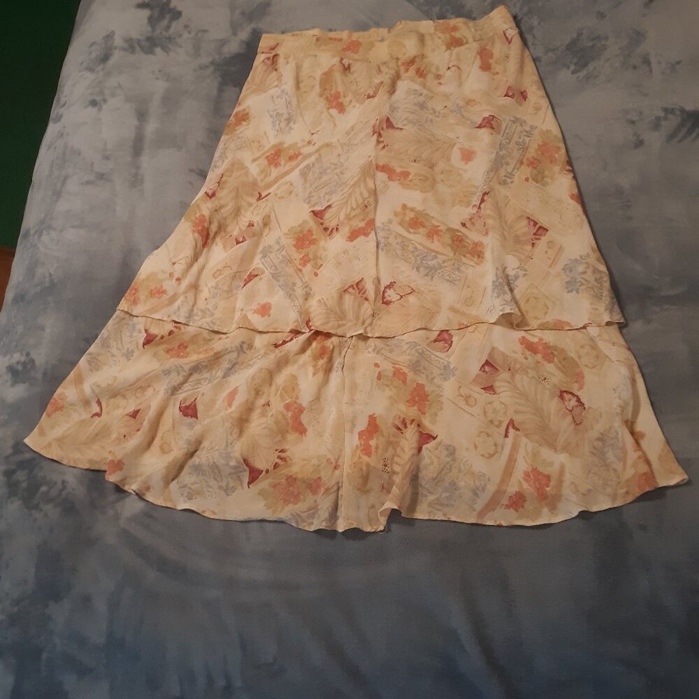 Maxi Asymmetrical Flare Skirt